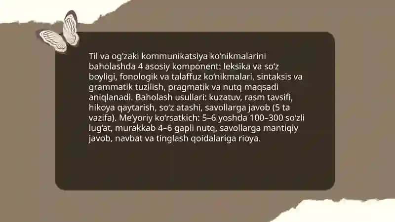 Bolaning maktab ta'limiga tayyorgarligi tahlili 4