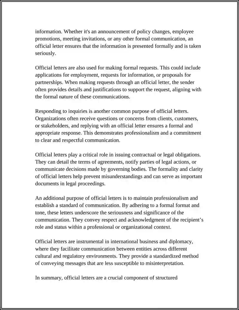 Theme: OFFICIAL LETTER 4