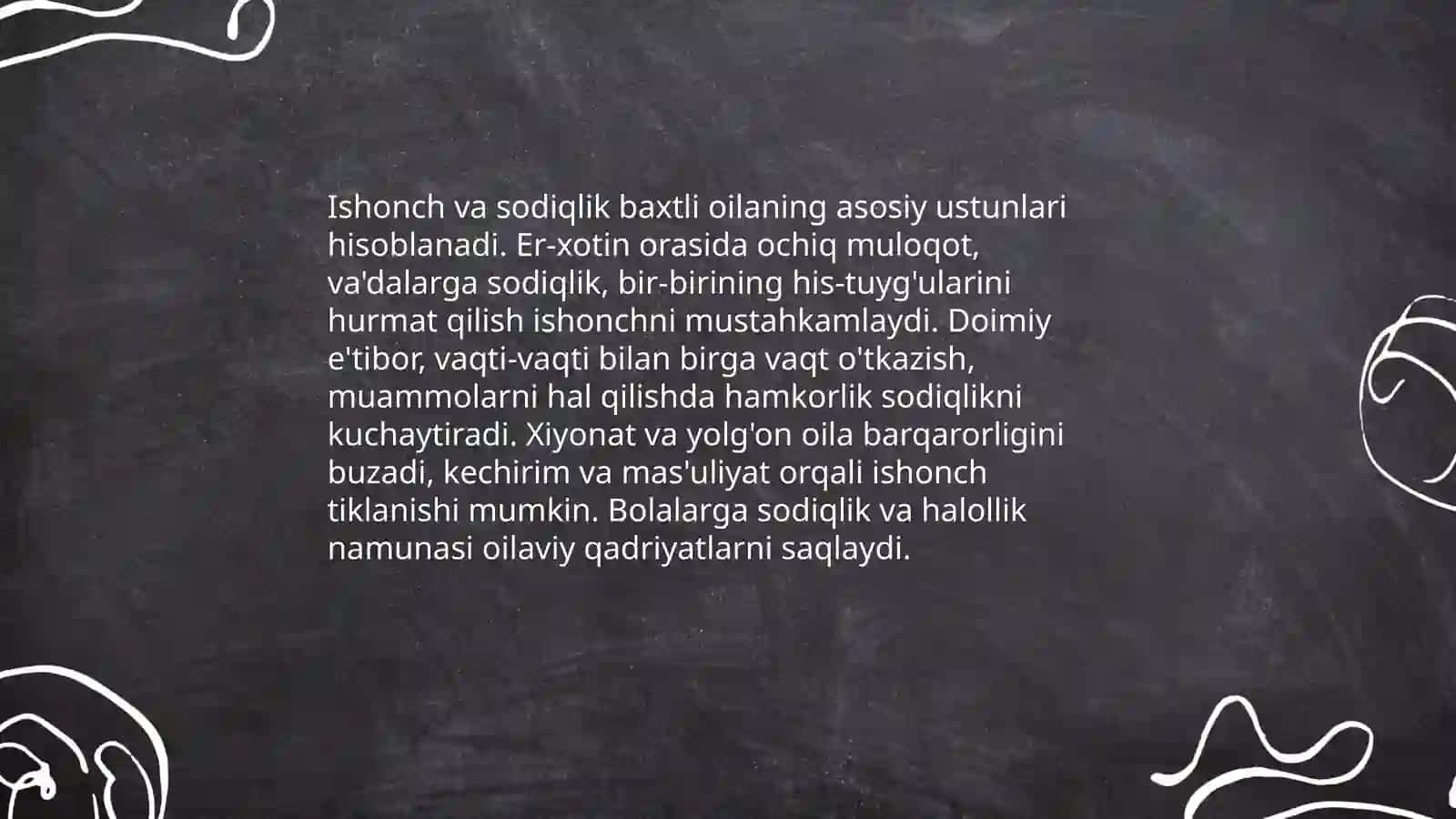 Oilaviy muloqot va samimiyat 4