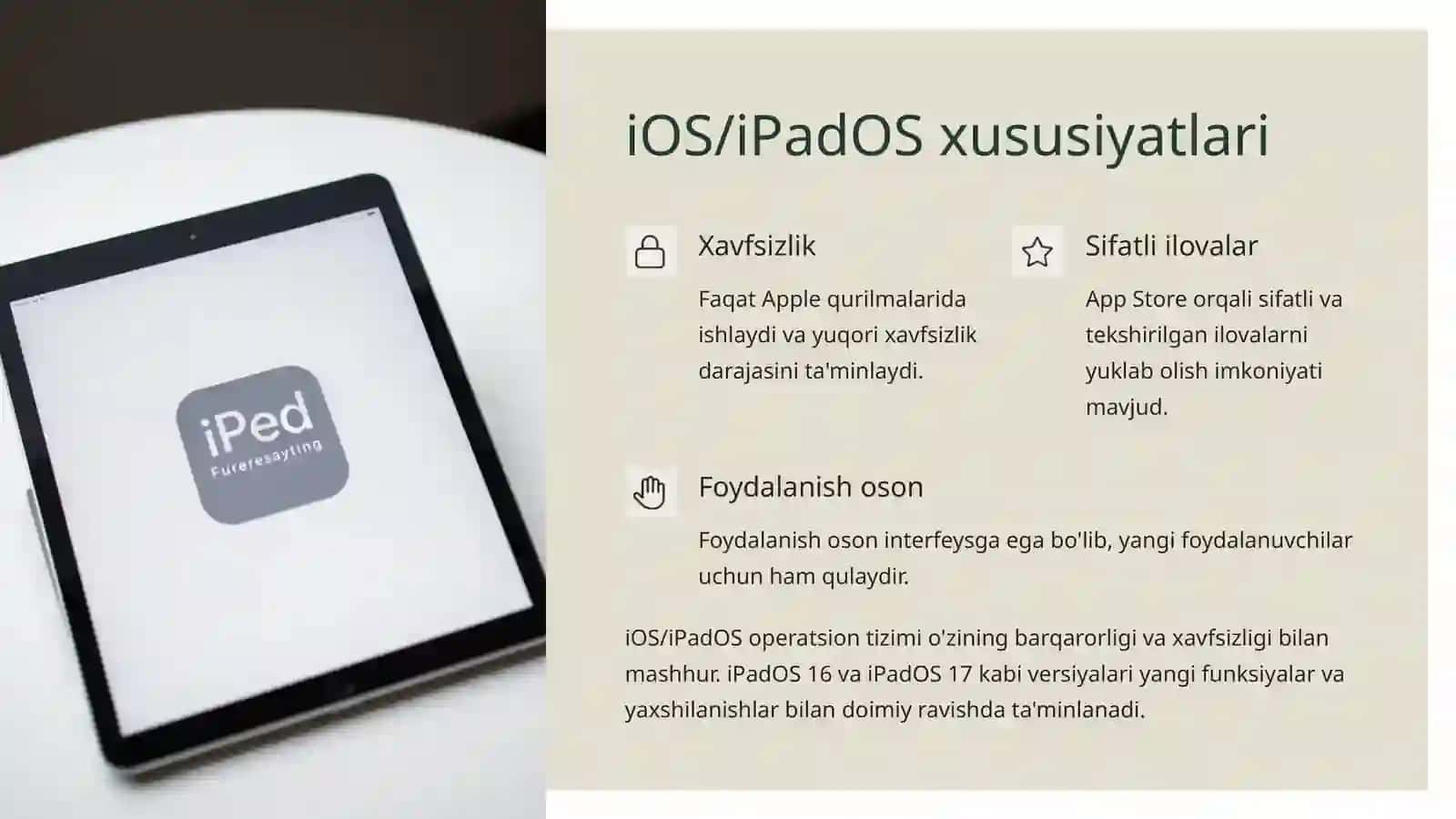Planshetlarning dasturiy ta'minoti va ulardan foydalanish 4