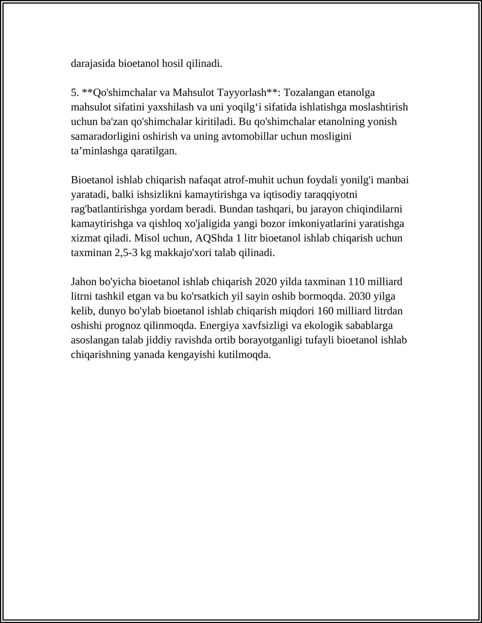 BIOETANOL OLISH TEXNOLOGIYASI 4