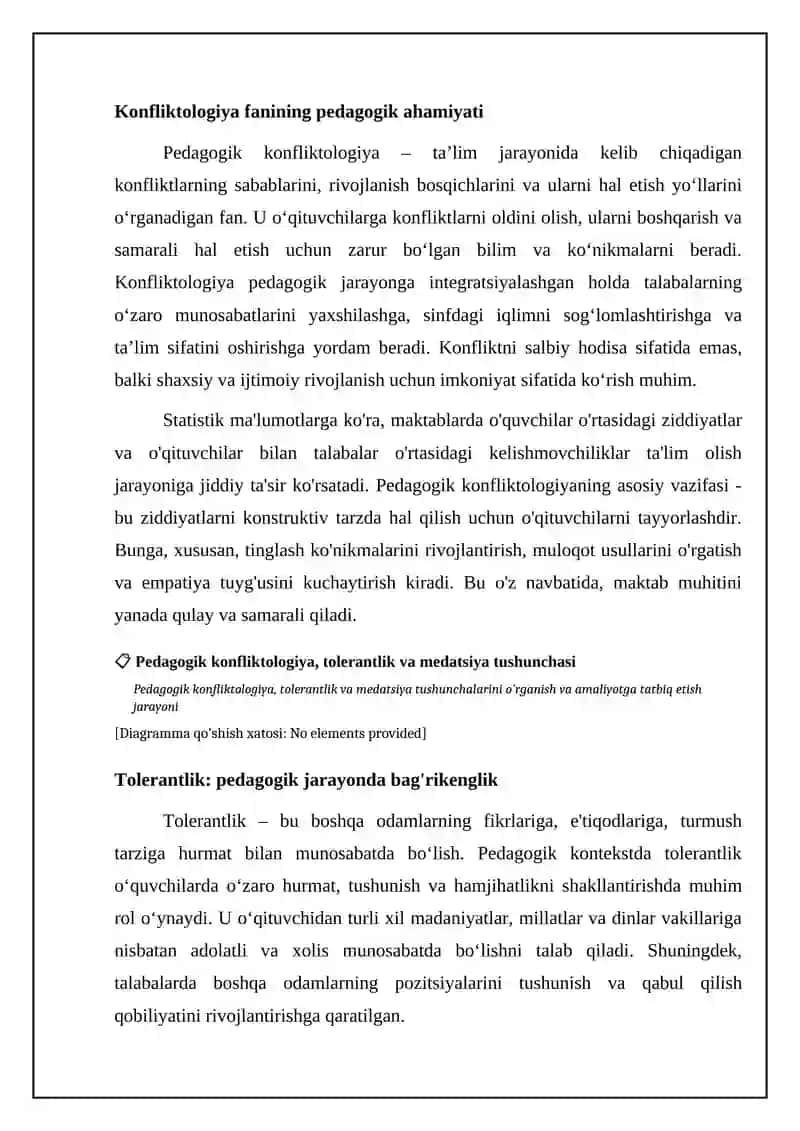 Pedagogik konfliktologiya, tolerantlik va mediatorlik 4