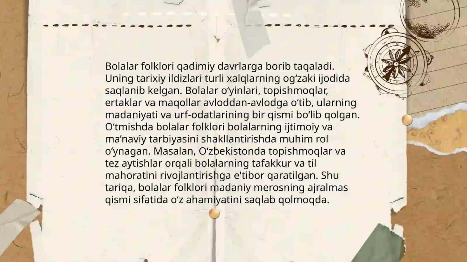 Bolalar folklorining taraqqiyoti 4