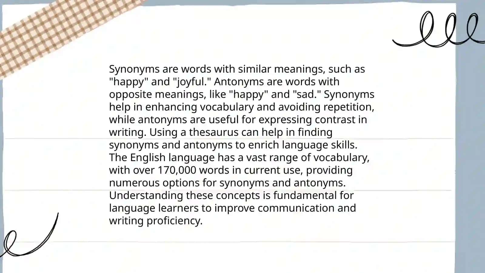 Word skills 4