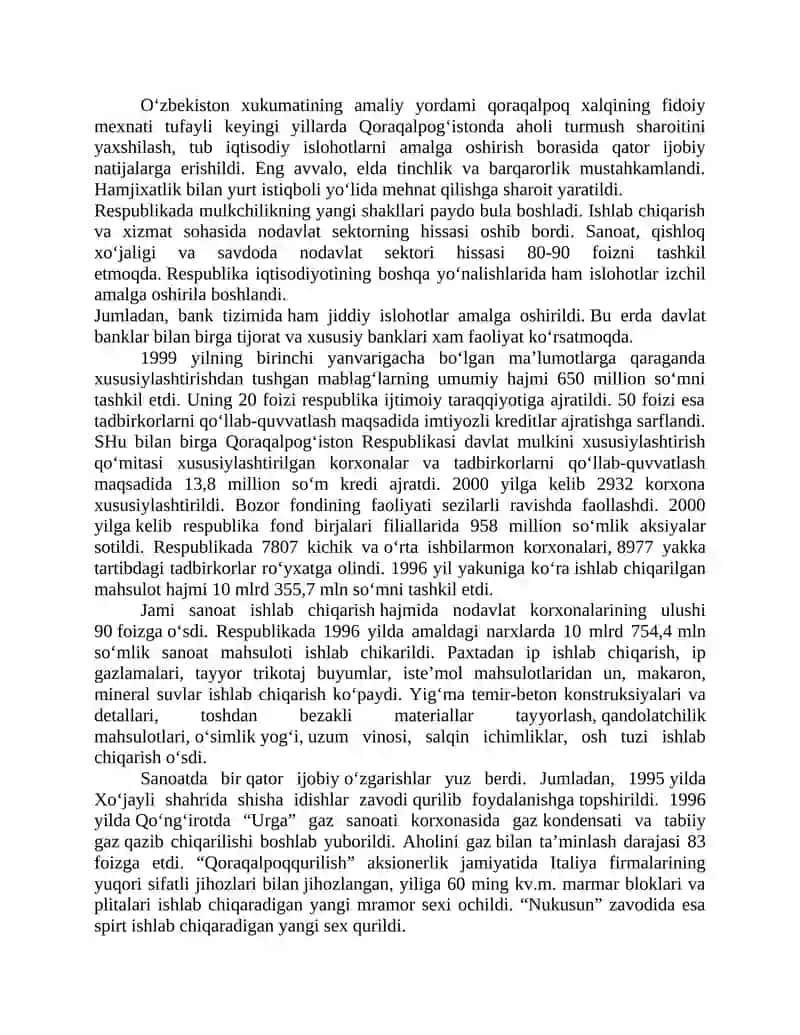 Mustaqillik yillarida Qoraqalpog`iston Respublikasi 4