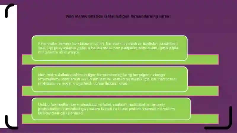 Non mahsulotlari ishlab chiqarishda fermentlardan foydalanish 4