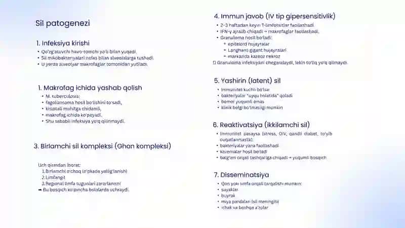 Sil va sifilis etiologiyasi,patogenezi. 4