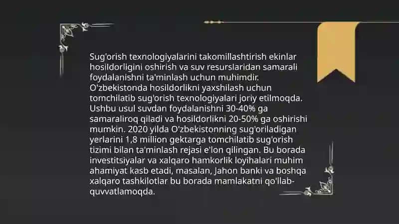 Qishloq hujaligini ruvojlantirish buyicha rejalashtirish 4