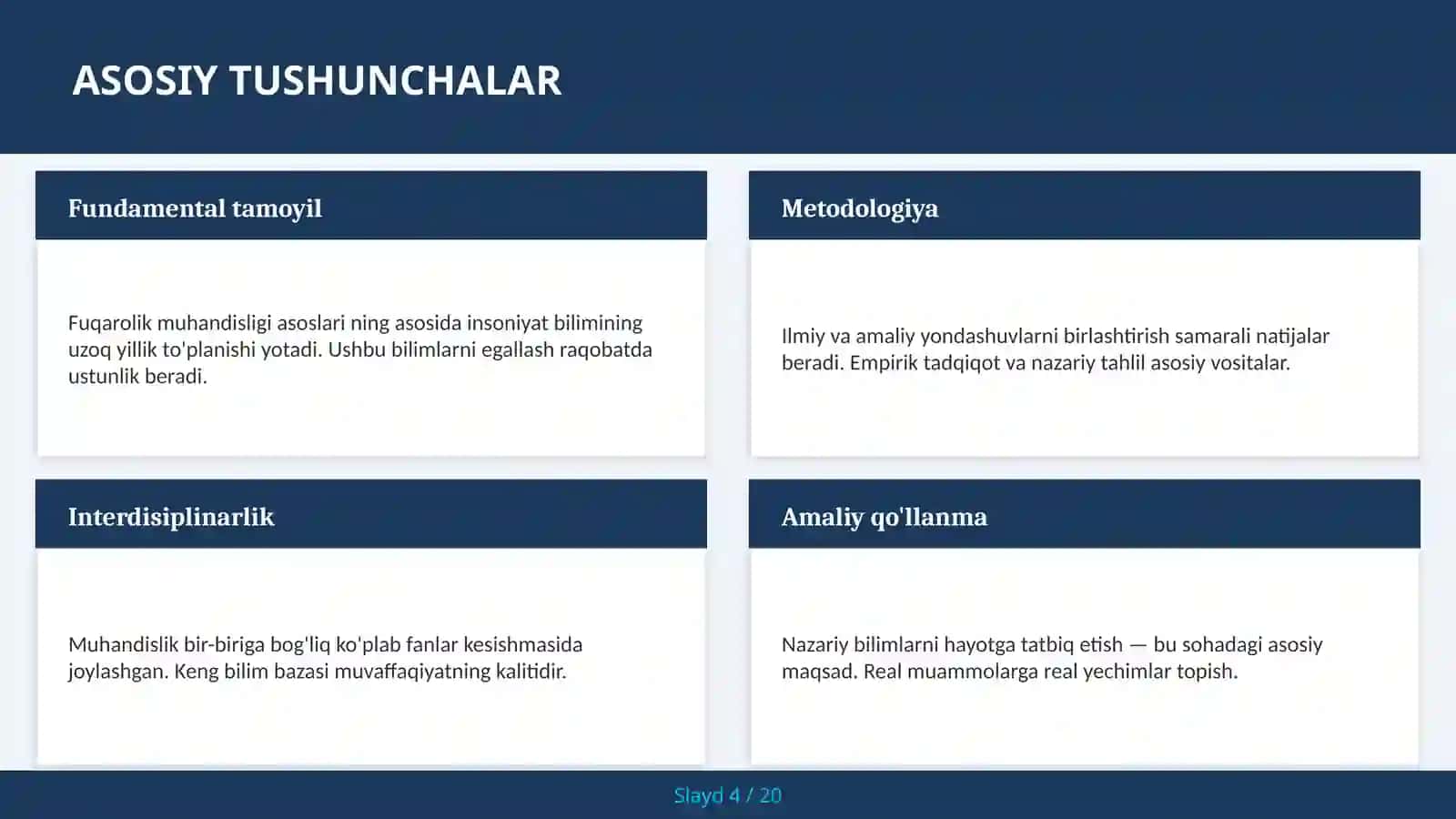 FUQAROLIK MUHANDISLIGI ASOSLARI 4