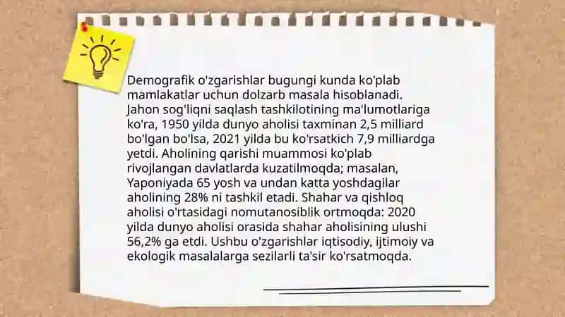 Abadiy davomiylik va bir davrda yashayotgan avlodlar modeli 4