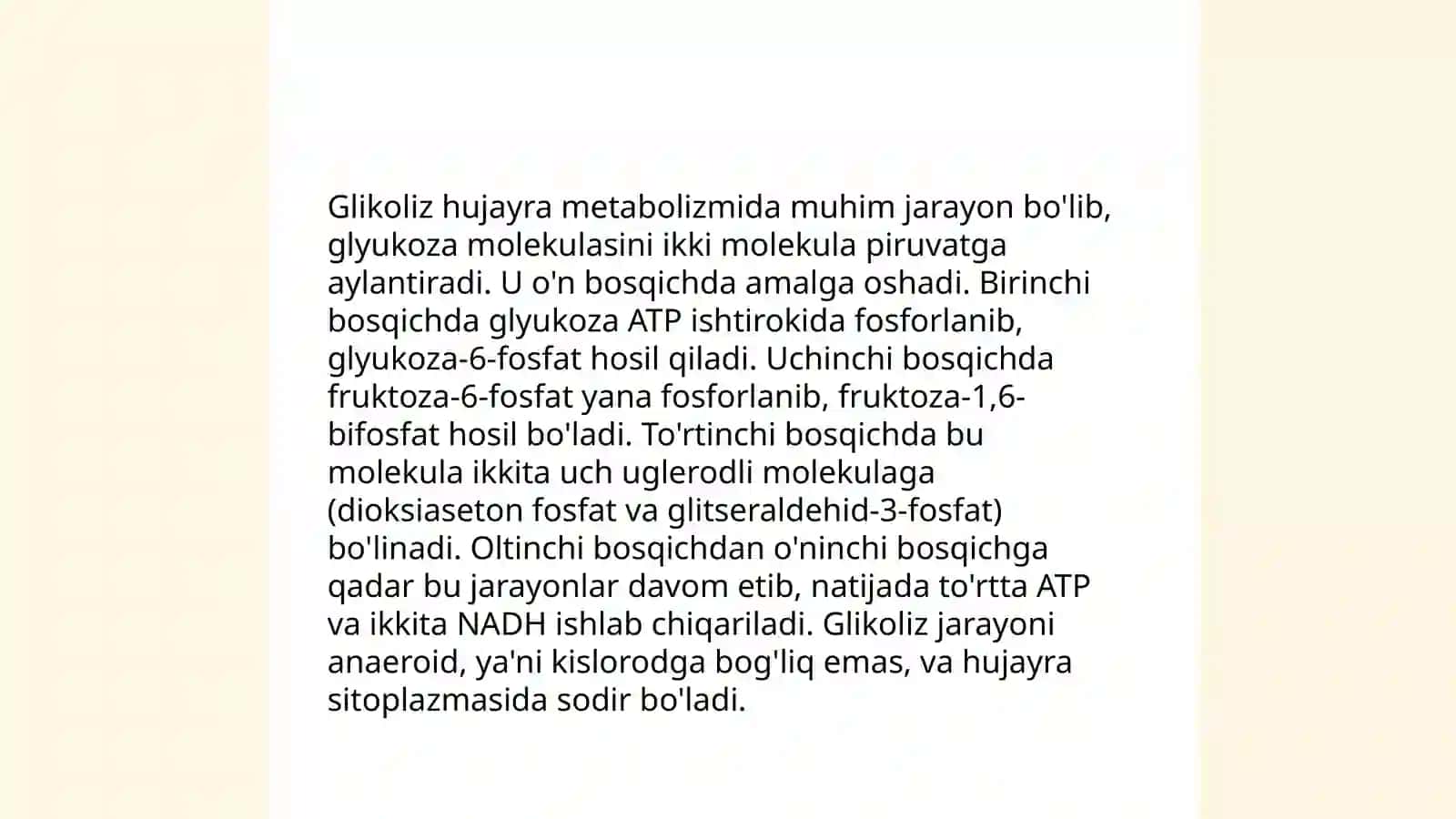 Glukoza katabolizmi va glyukoneogenez 4