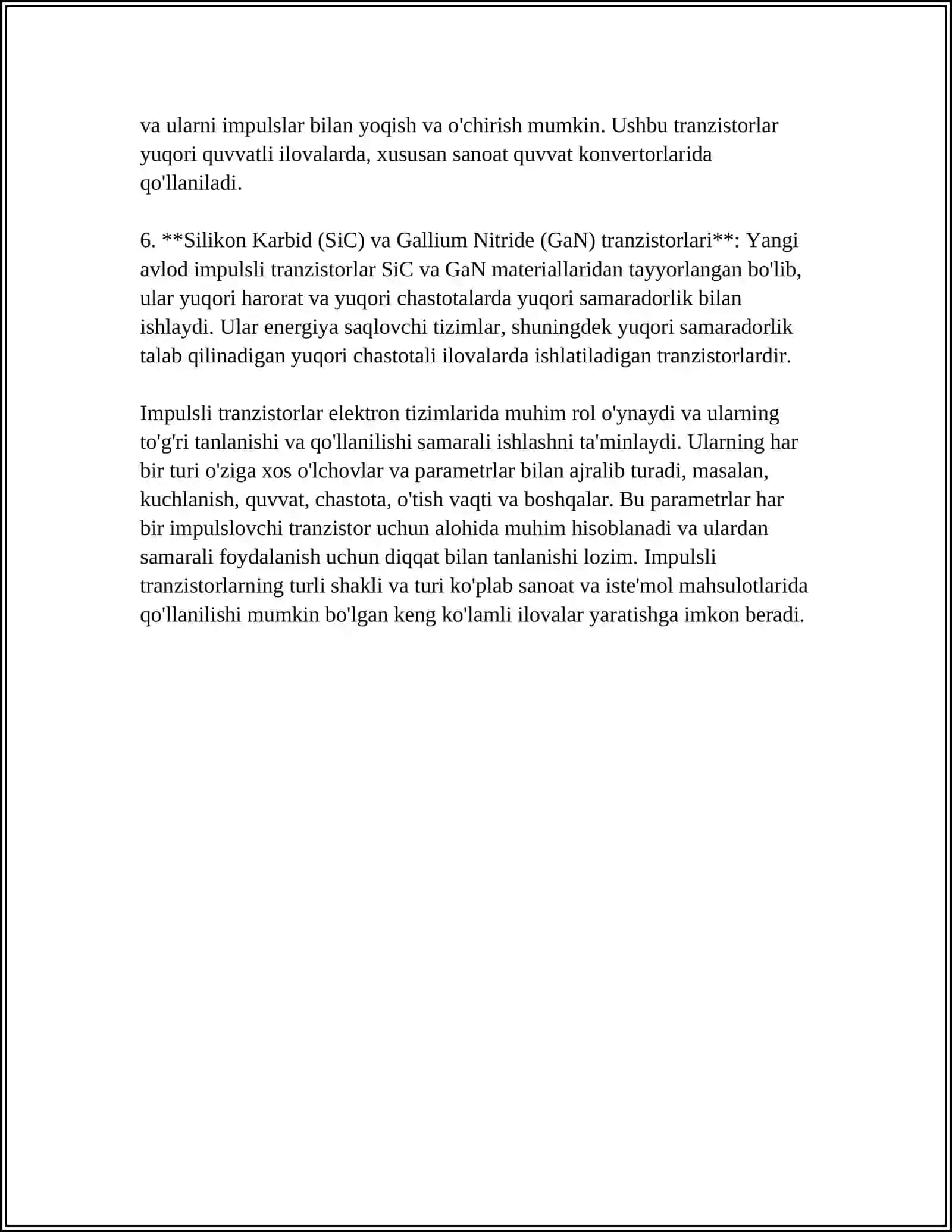 IMPULSLI TRANZISTORLAR 4