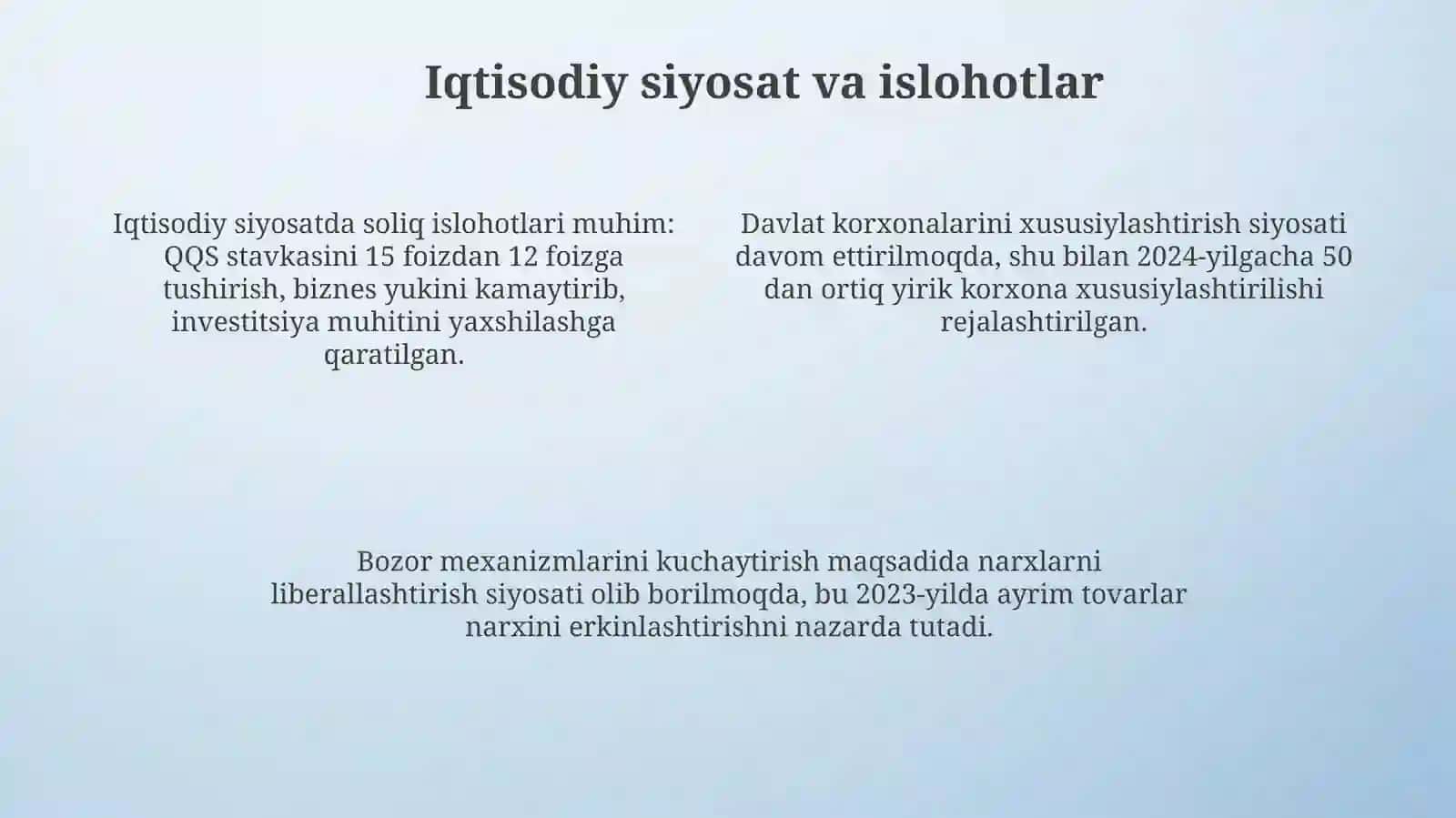 Milliy iqtisodiyotni jadal rivojlantirish 4
