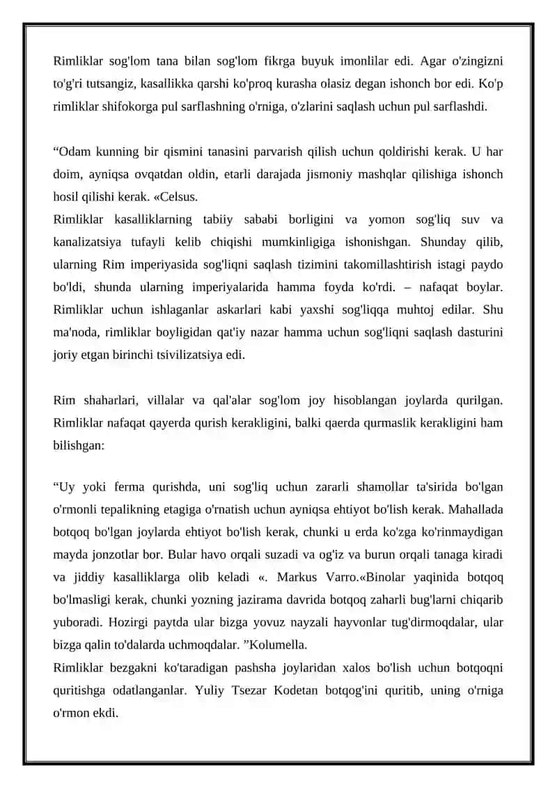 QADIMGI YUNONISTON VA RIM TIBBIYOT TARIXI 4