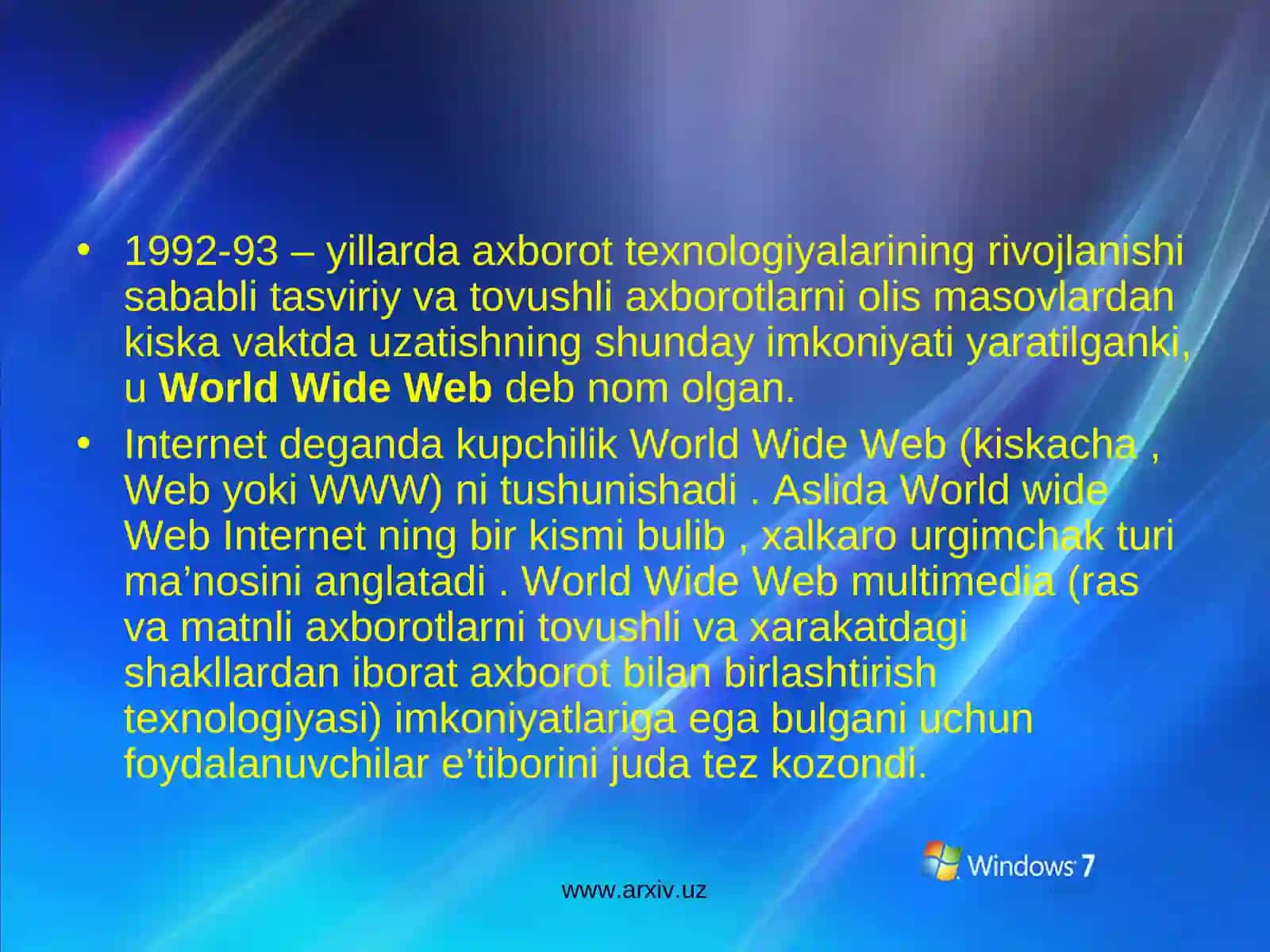 E-mail va Internetdan foydalanish 4