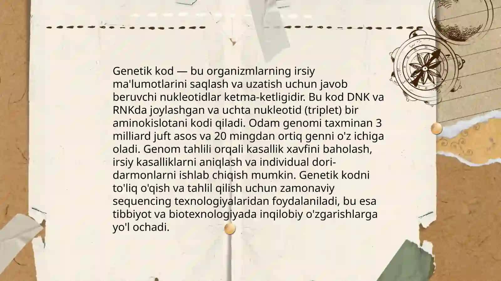 Inson genomi. Genomika va genom tibbiyotining istiqbollari 4
