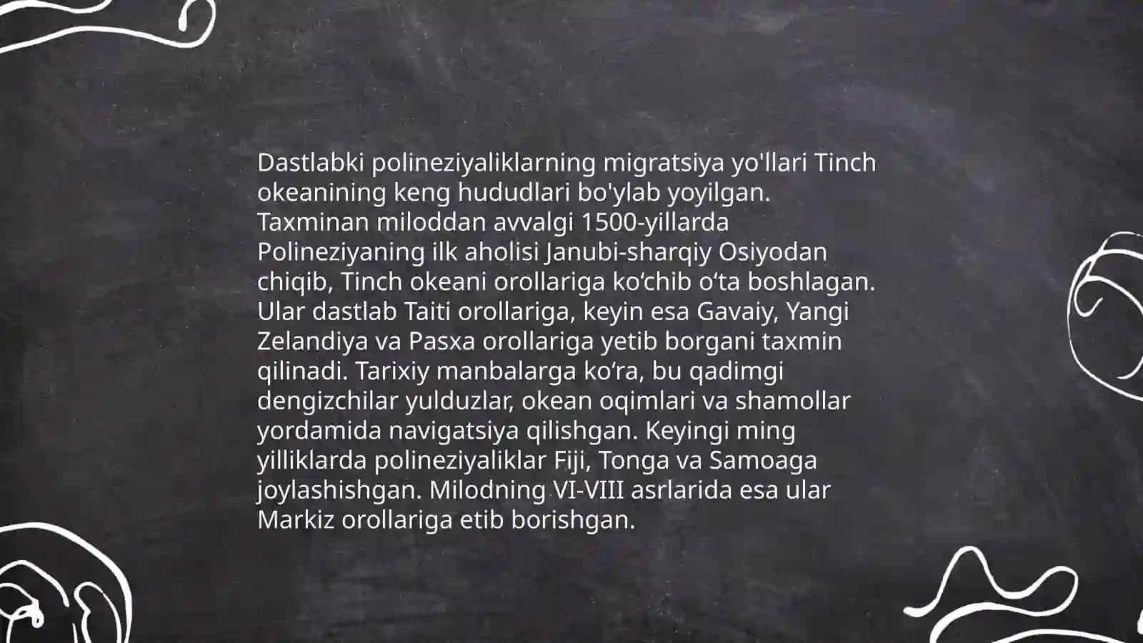 Polineziyaliklarning kelib chiqishi boʻyicha taqdimot 4