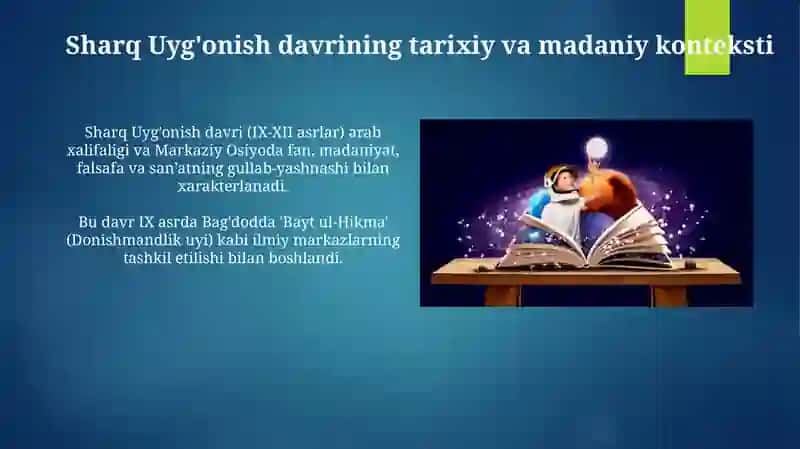 Sharq Uyg'onish davrida boshlang'ich ta'limga oid pedagogik g'oyalarning rivojlanishi 4