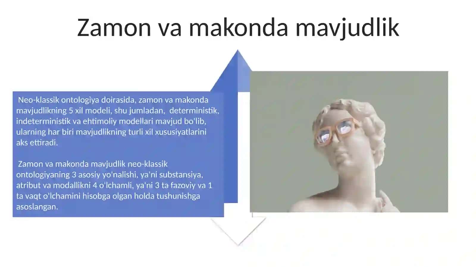 Neoklassik Ontologiyaning Yo'nalishlari Mohiyati 4