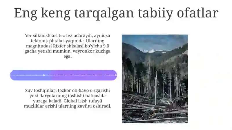 Tabiiy ofatlar: turlari va sabablari 4