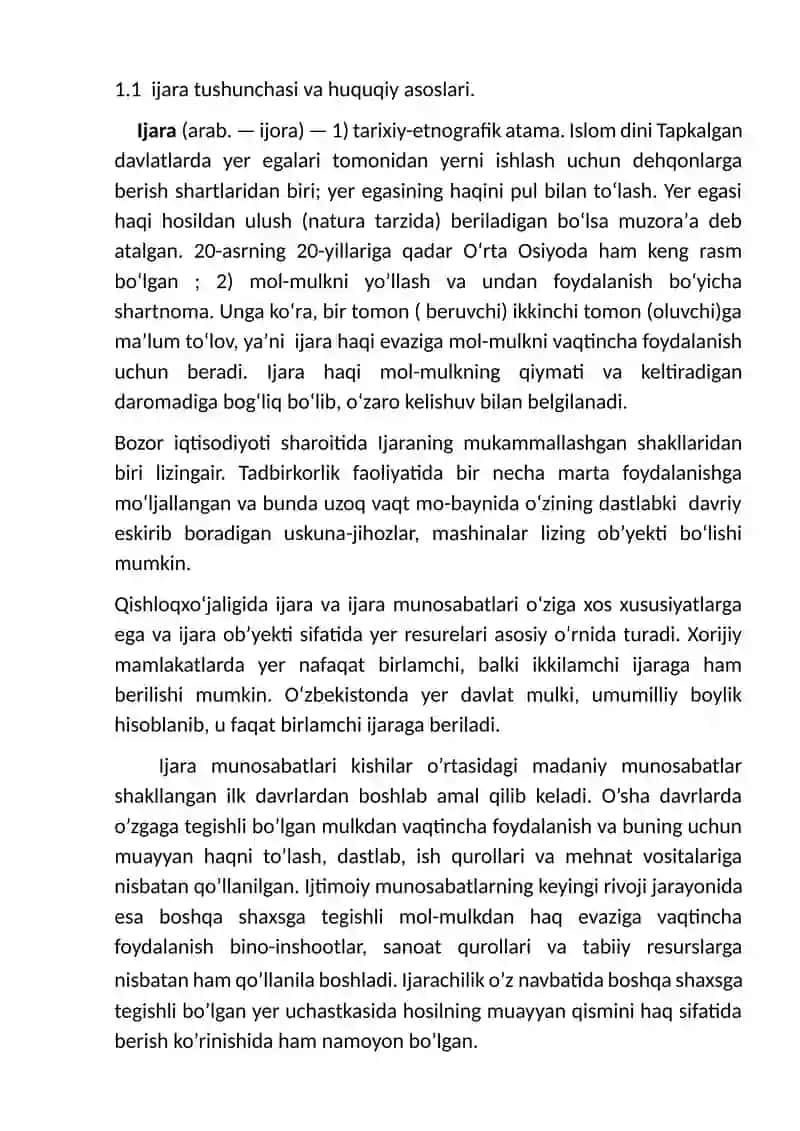 Ijara biznes: mohiyati va afzalliklari 4