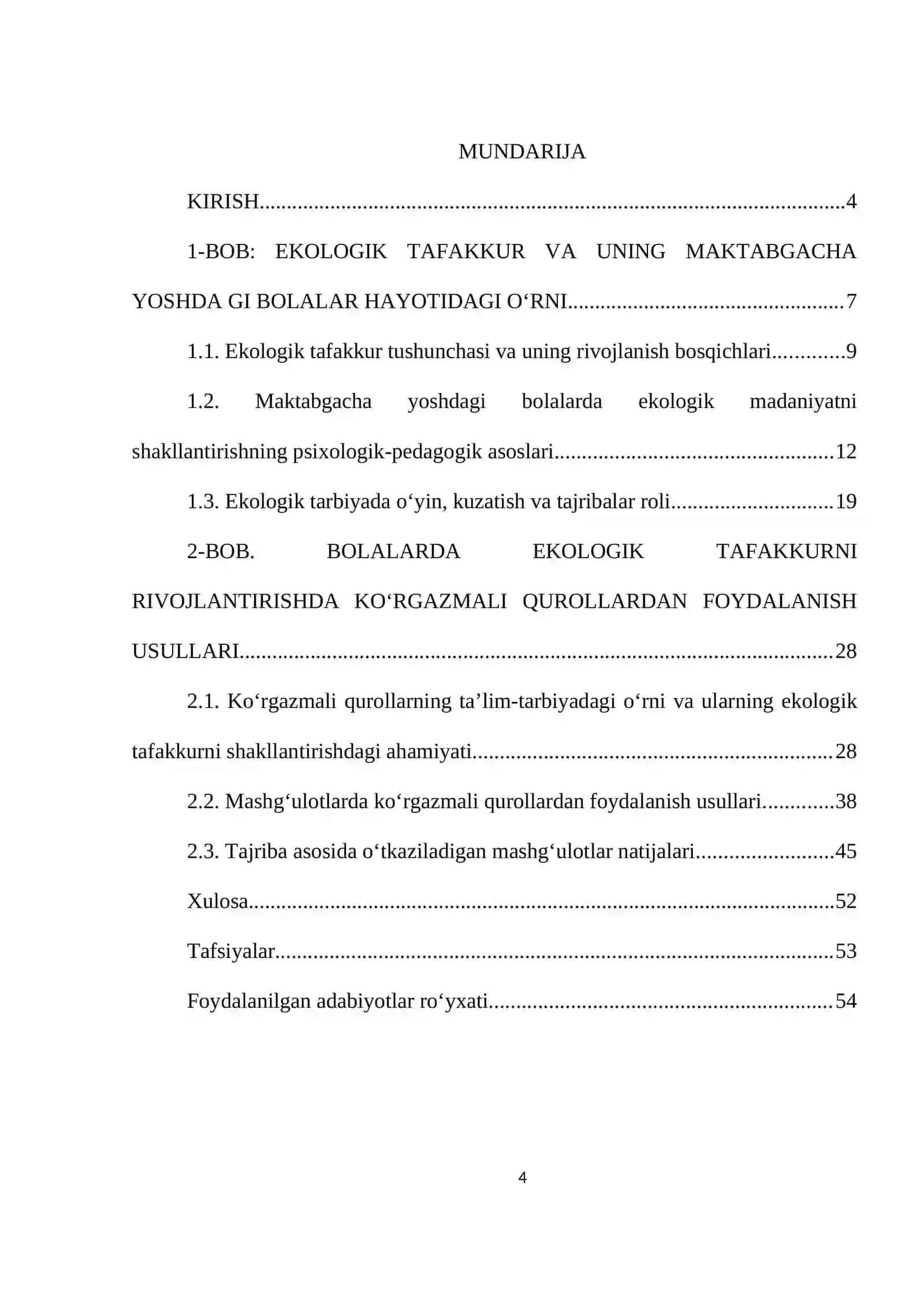 Bolalarda Ekologik Tafakkurni Rivojlantirishda Ko’rgazmali Qurollarda Foydalanish 4