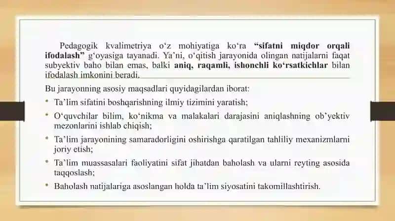Pedagogik kvalimetriya fanining ilmiy-tadqiqot metodlari 4