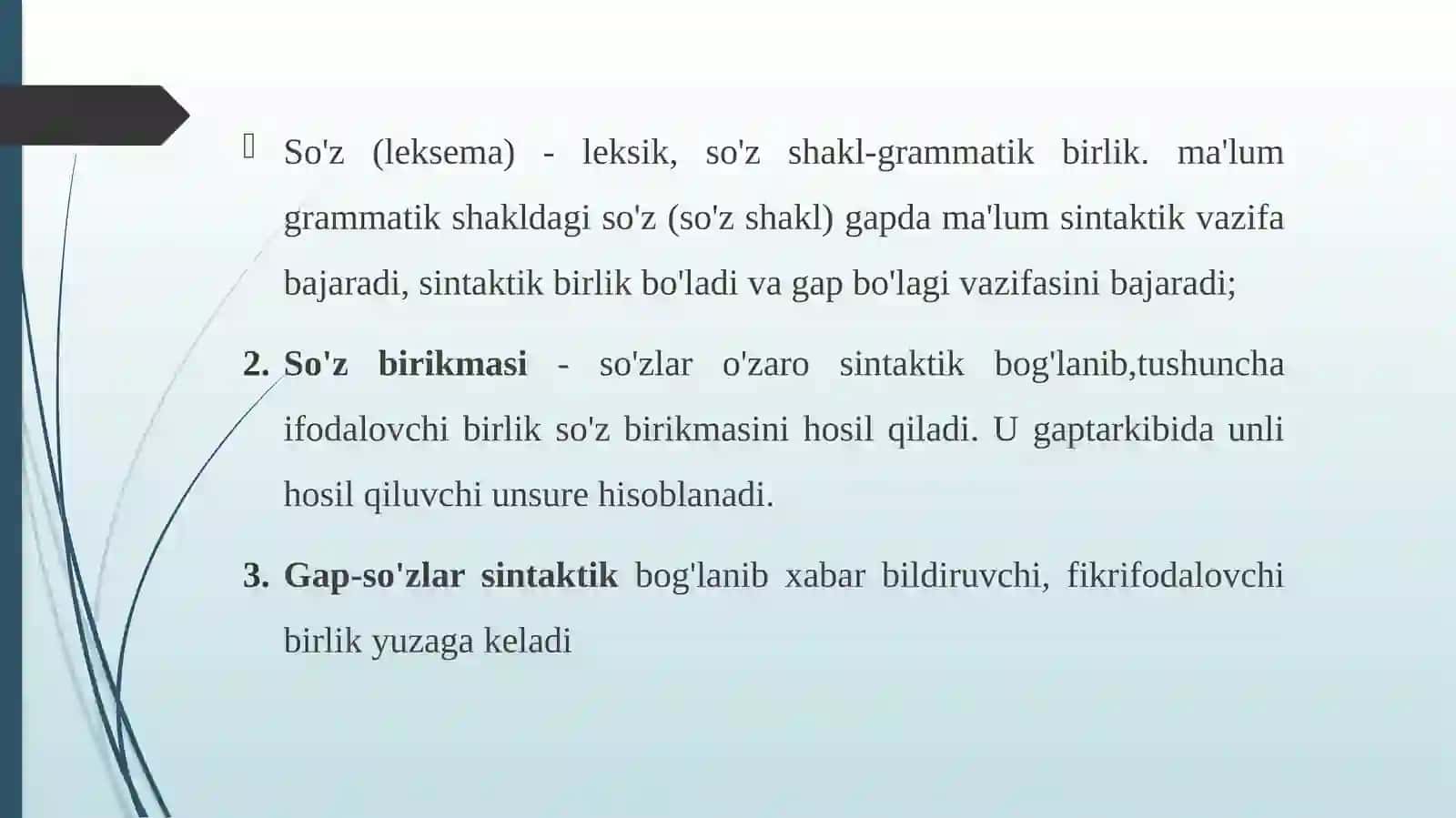 Sintaksisning uslubiy birliklari 4
