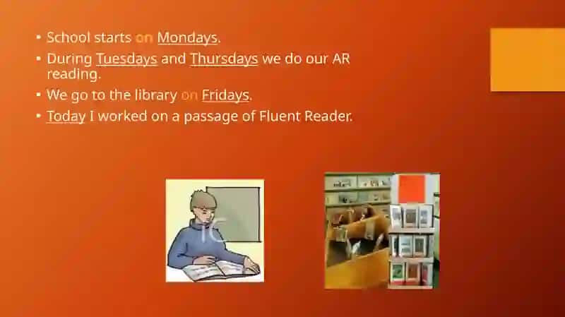 Days of the Week and Months of the Year 4