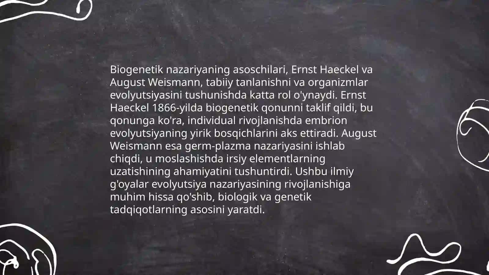Rivojlanishning biogentik nazariyasi 4