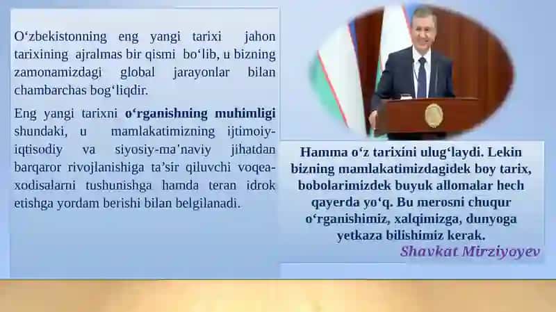 O‘zbekistonning eng yangi tarixi 4