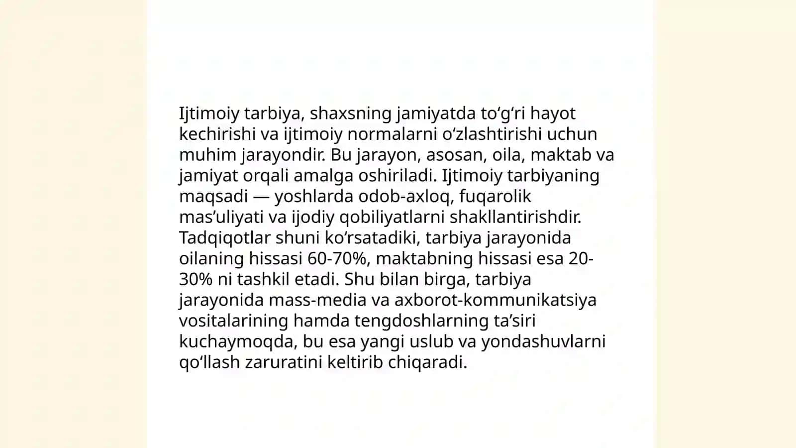 Ijtimoiy pedogogika fan sifatida.Ijtimoiy pedogogikaning asosiy kategoriyalari 4