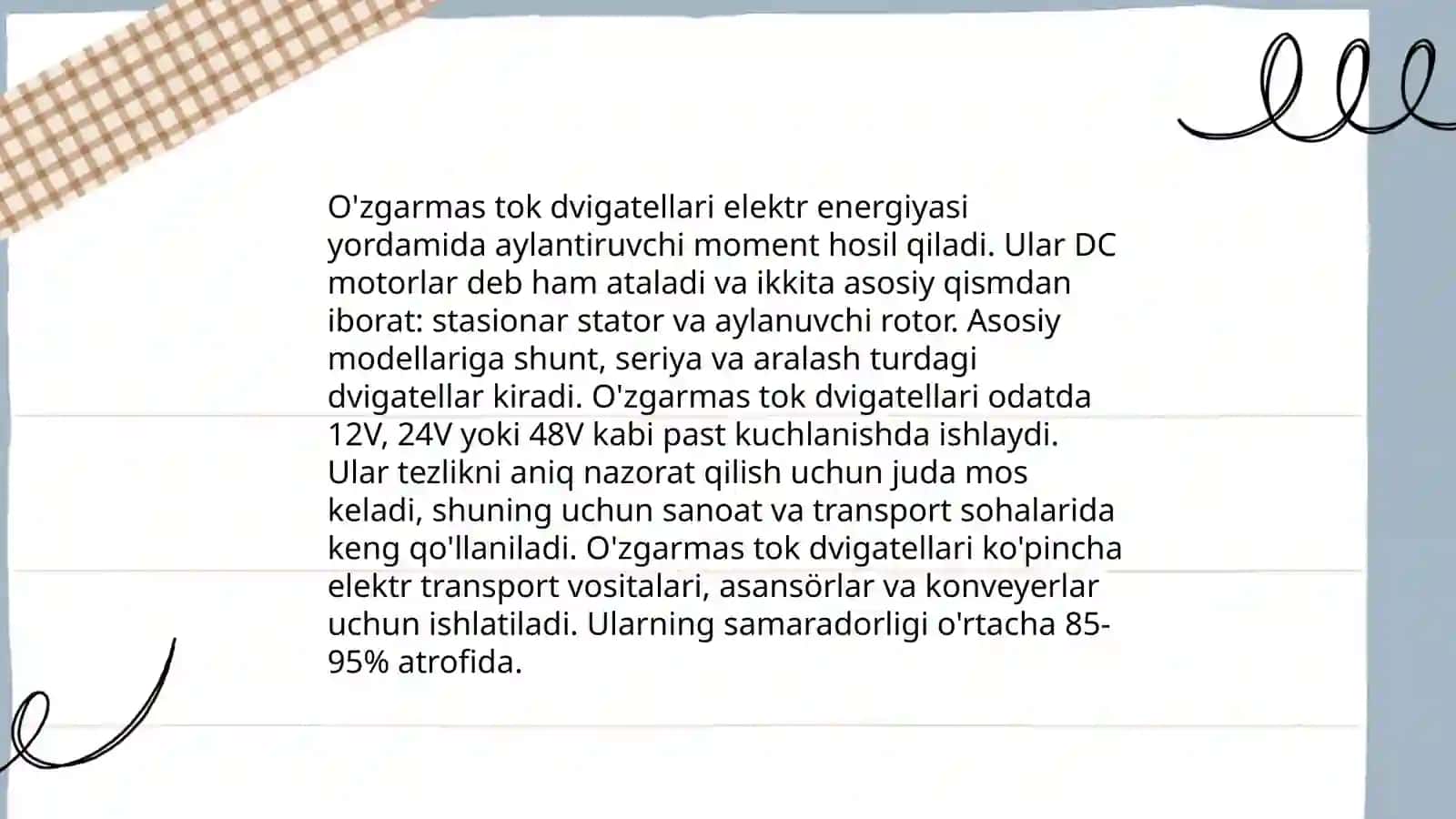 O'zgarmas tok elektr mashinalari 4