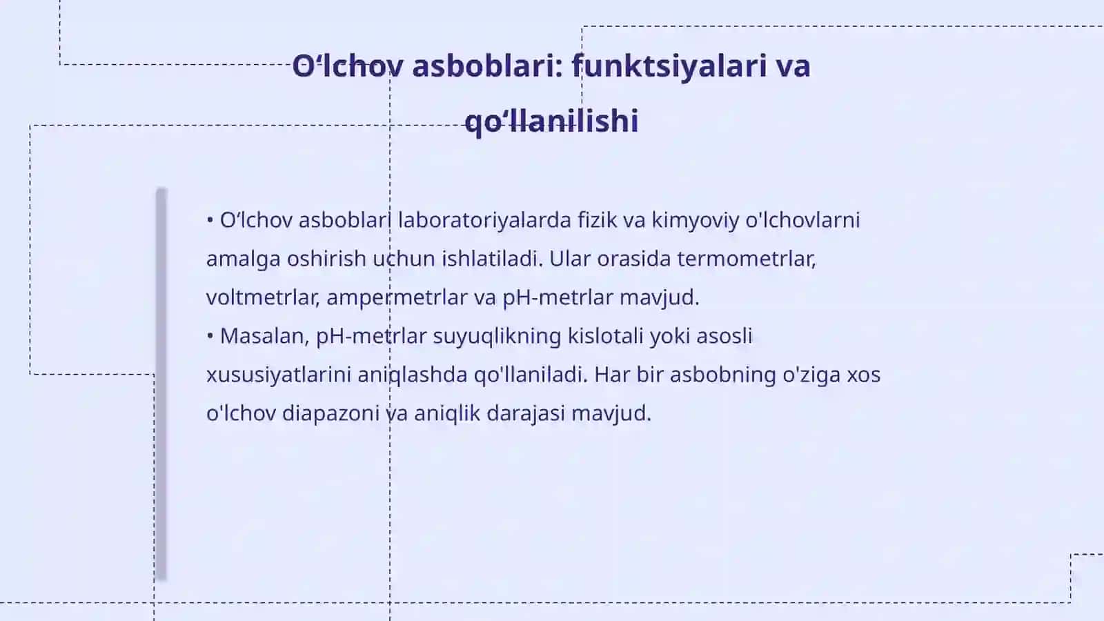 Laboratoriya jihoz (isitish, o‘lchov, optis asbob) lari 4