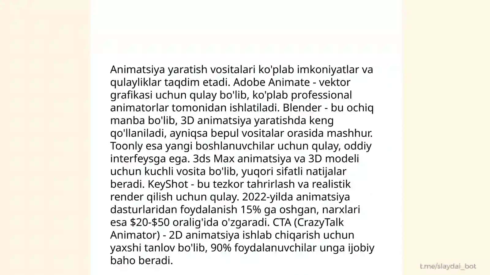 Taqdimotlarni ishlab chiqishning instrumental vositalari 4