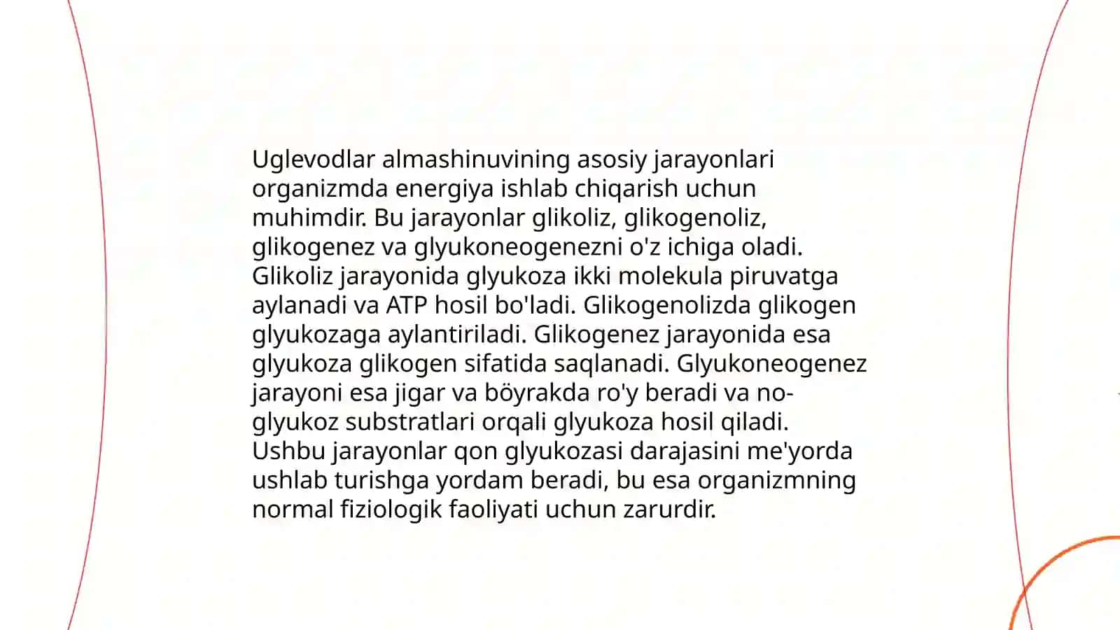 Uglevodlar almashinuvi 4