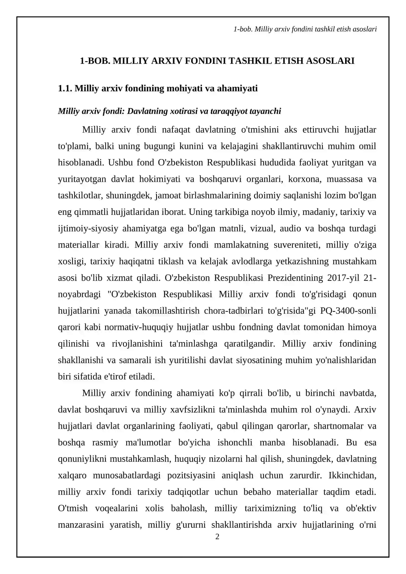 Milliy arxiv fondini tashkil qilish va ish yuritish tartibi 4