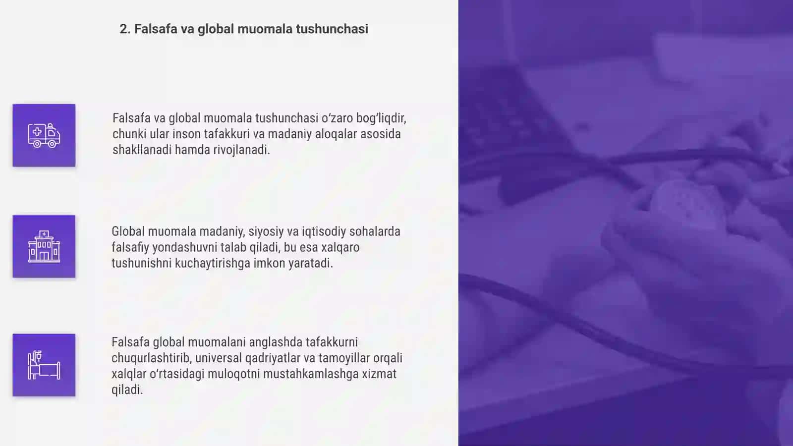 Global muomalar falsafasi 4