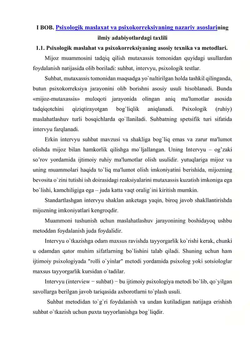 Psixologik maslaxat va psixokorreksiyaning nazariy asoslari 4
