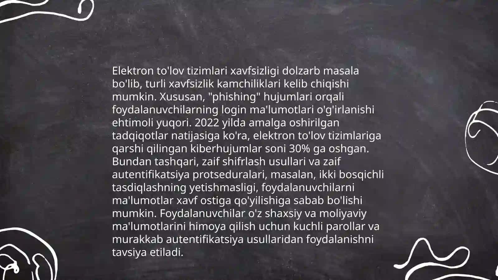 Naqd-pulsiz hisob-kitoblarni o'tkazishdagi firibgarlik va uni ogohlantirish 4