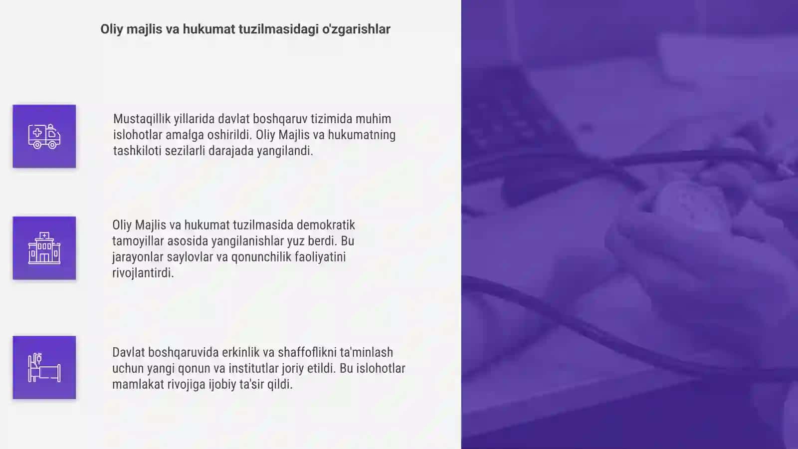 Mustaqillik yillarida davlat boshqaruv tizimida amalga oshirilgan islohotlar 4