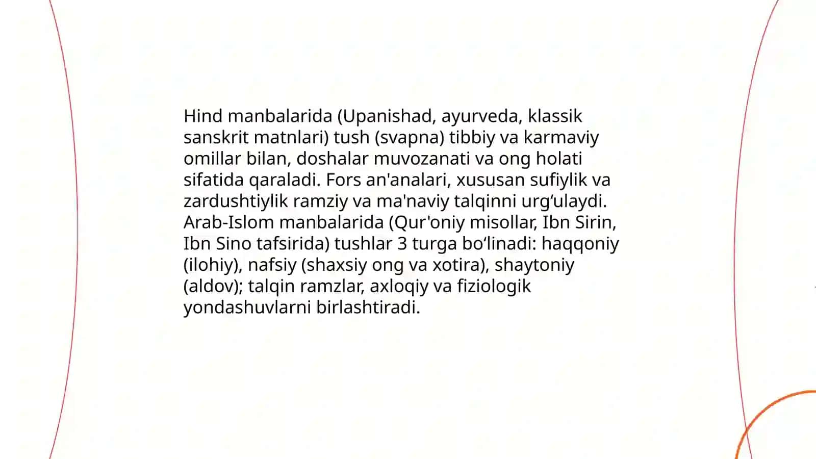 Qadimgi sharq olimlari qarashlarida psixik hodisalar talqini 4