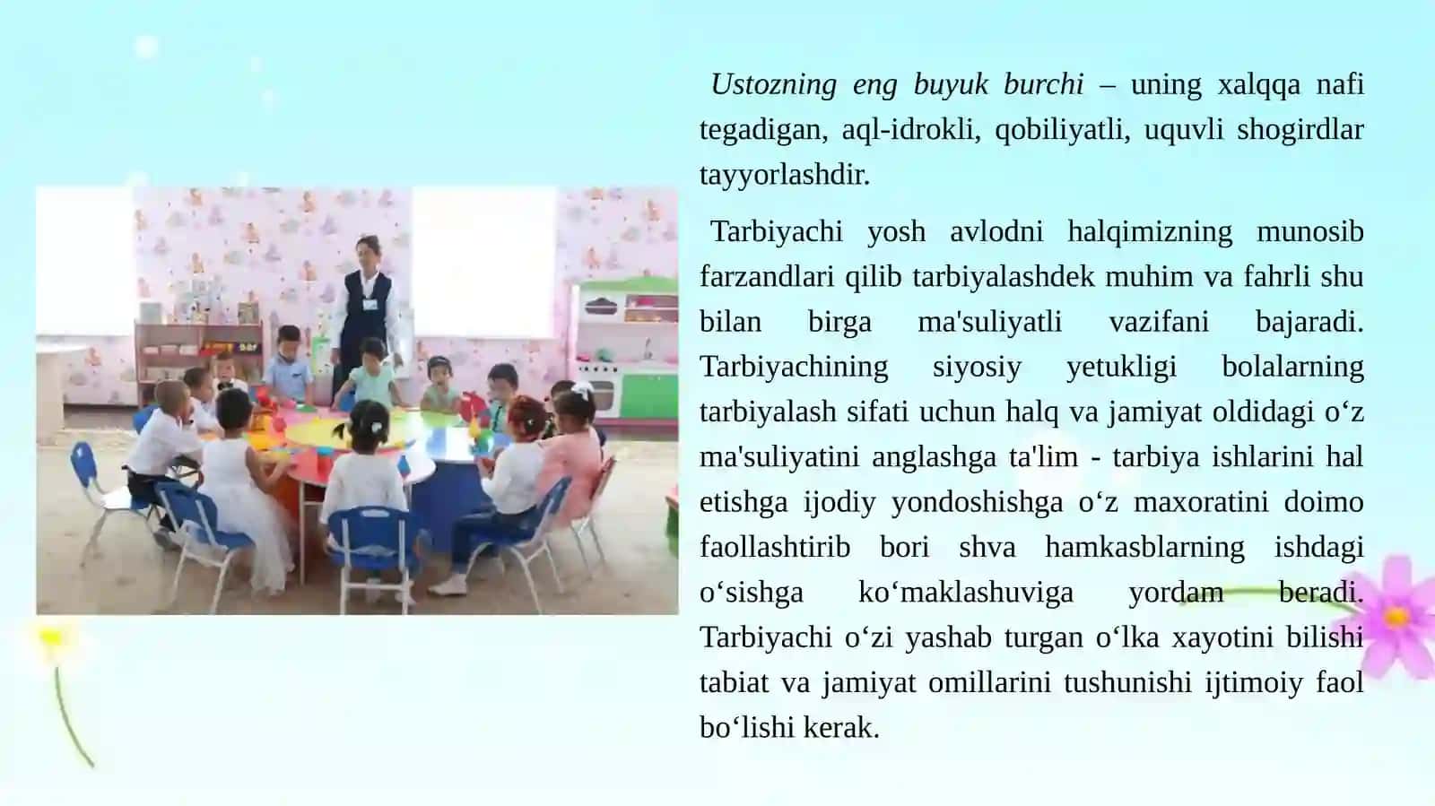 Bo‘lajak maktabgacha ta’lim pedagoglarini kreativ qobiliyatlarini rivojlantirish 4
