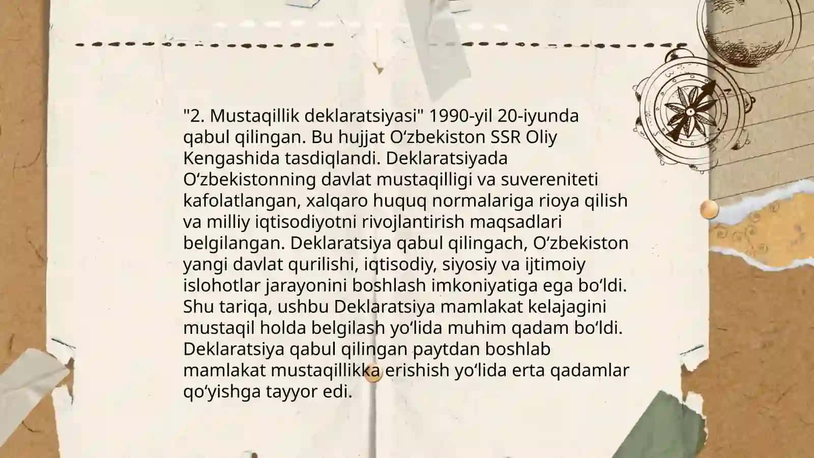 Oʻzbekiston Respublikasining tashkil topishi va uning tarixi 4