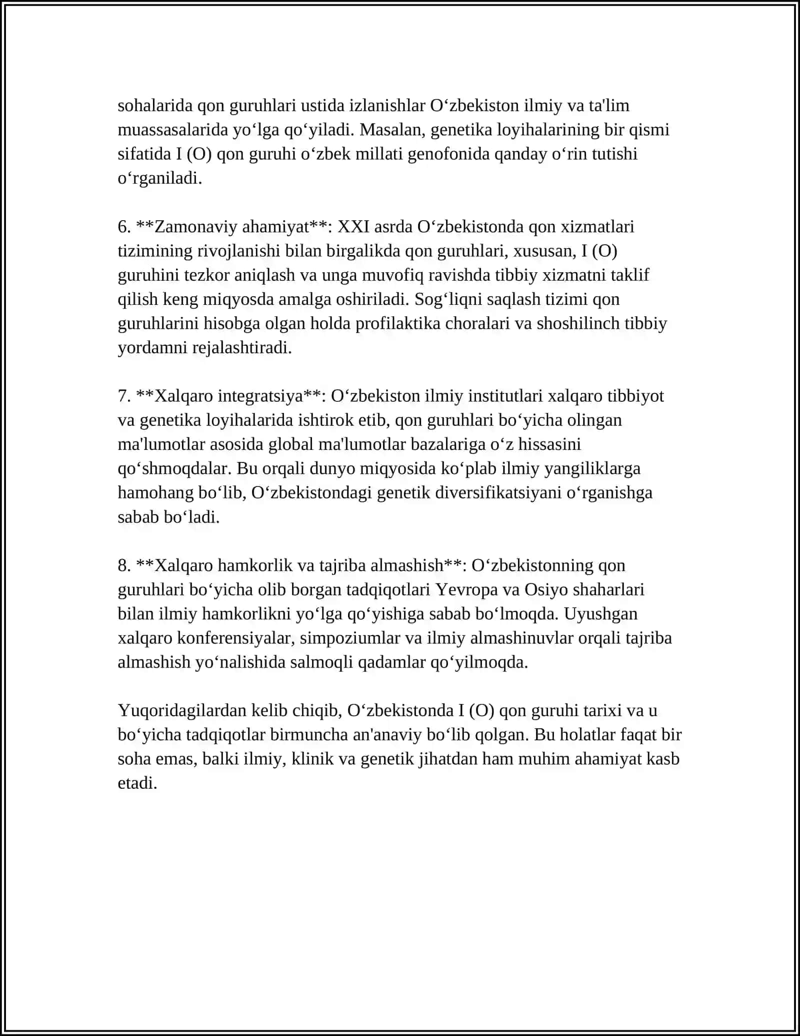 QON GURUHINI ANIQLASH 4