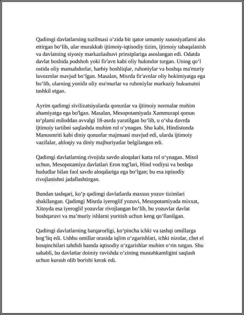 QADIMGI DAVLATLAR TARIXI 4