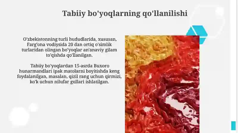 Sun'iy bo'yoqlar 4