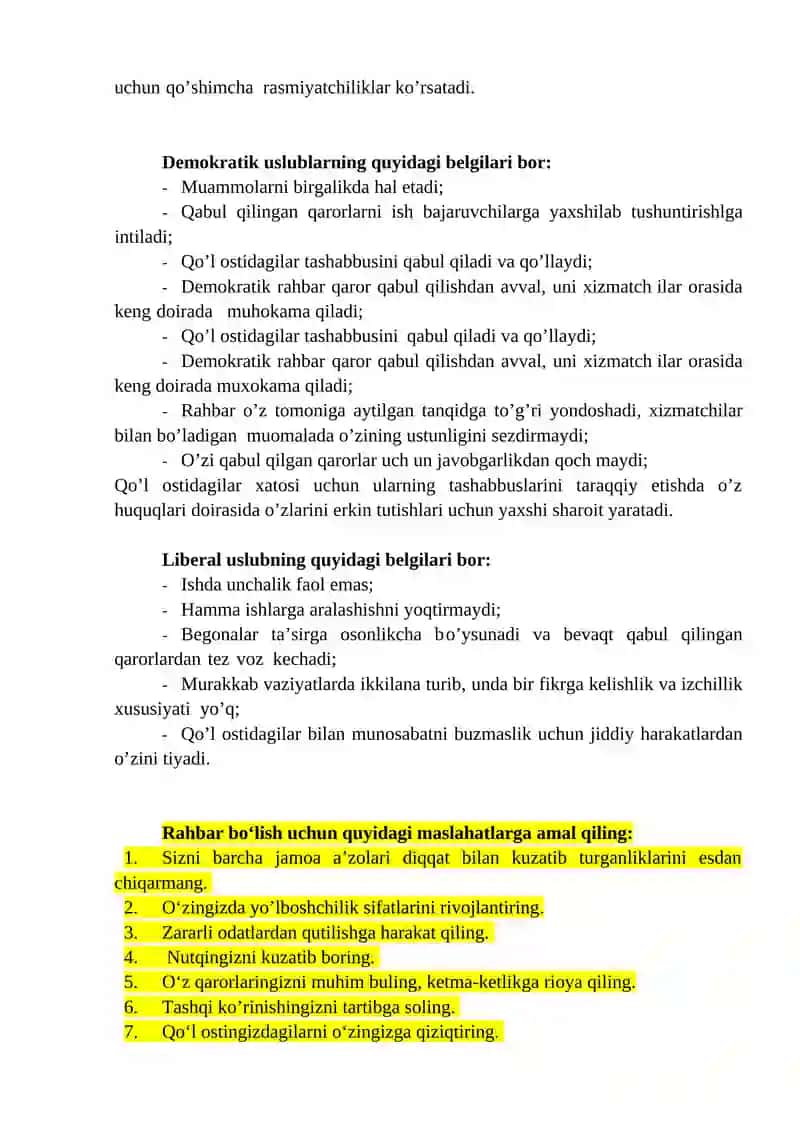Boshqaruv madaniyatini printsiplari 4