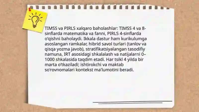 Ta'lim sifatini xalqaro taqqoslashda PISA tadqiqotining roli va natijalari 4