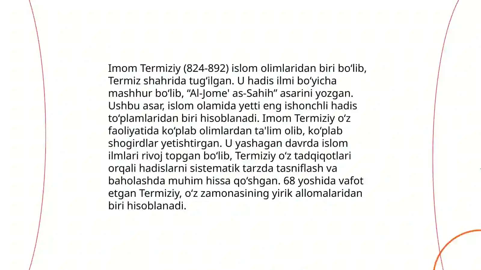 Imom Buxoriy Va Imom Termiziyning hadis ilmiga qòshgan hissalarini qiyosiy tahlili 4